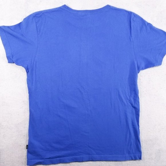 WESC Blue Vertical Spellout T-shirt, Skateboarding - Picture 6 of 7